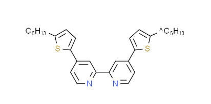 4,4'-双(5-己基-2-噻吩基)-2,2'-联吡啶